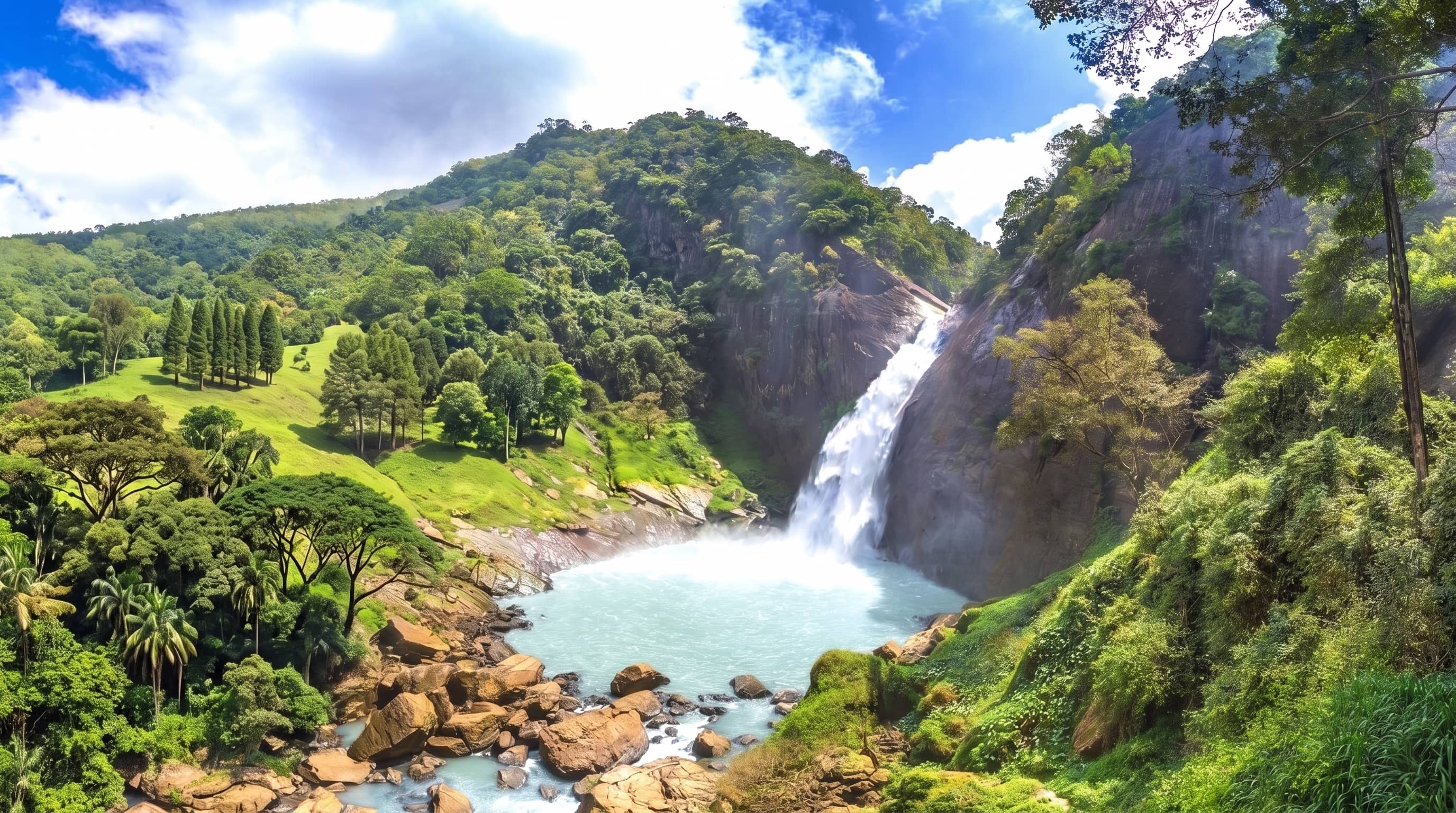 Dunhinda Falls